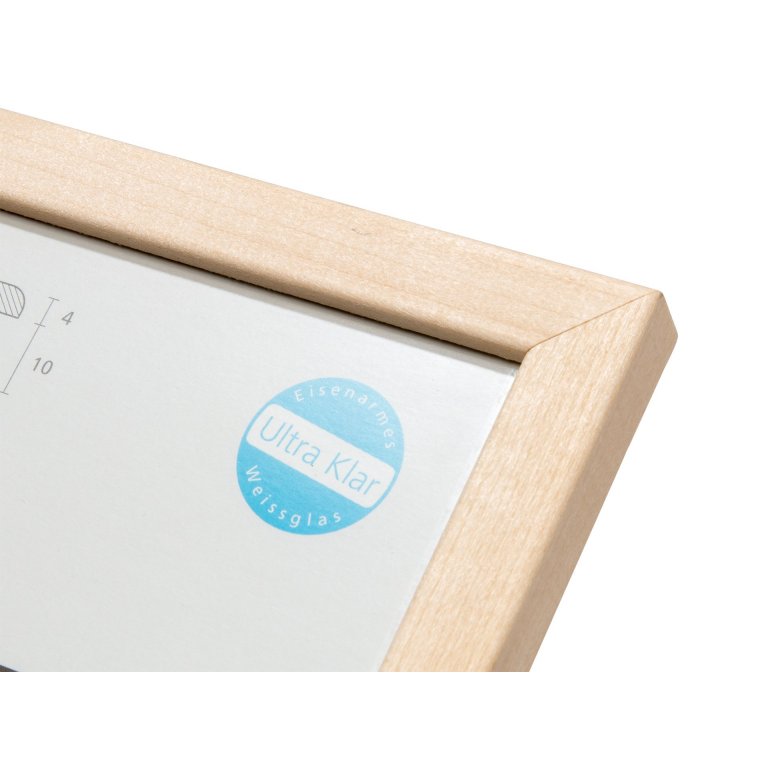 Käthe interchangeable picture frame, wood, 20 x 20 cm, basswood natural untreated