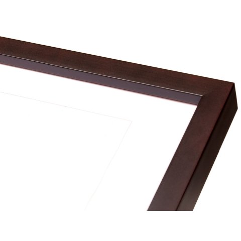 Interchangeable picture frame, wood, Moritz S 18 x 24 cm, brown (like alder wood)