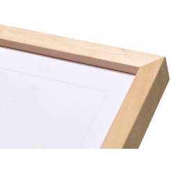Interchangeable picture frame, wood, Moritz S 30 x 30 cm, basswood, untreated