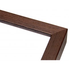 Interchangeable picture frame, wood, Nena S 20 x 20 cm, wenge wood veneer