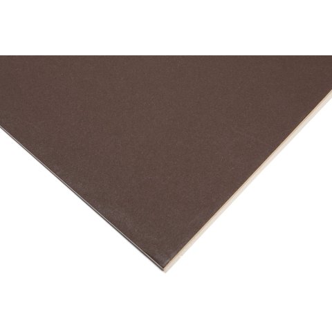 Peterboro passepartout board, white core ca. 1,4 x 810 x 1020 mm, coffee brown