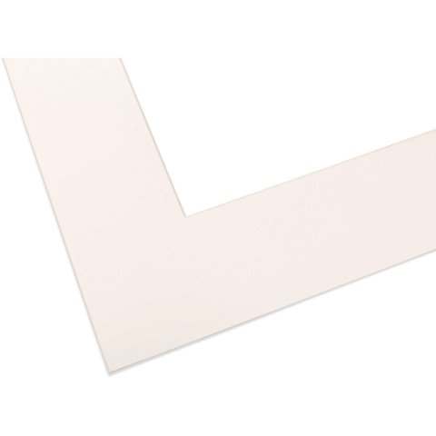 Peterboro passepartout board, cotton rags ca. 1.5 x 810 x 1020, white, solid colour