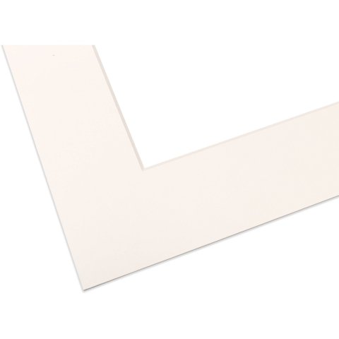 Peterboro passepartout board, cotton rags ca. 3.0 x 810 x 1020, white, solid colour