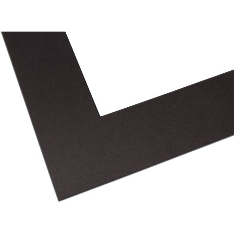Kurator passepartout board ca. 1,5 x 1020 x 1620, black, solid colour