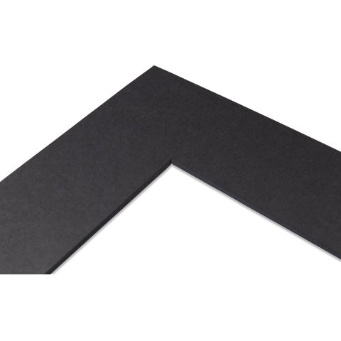 Kurator Fertigpassepartout 1,5 x 300 x 400 (190 x 290), schwarz