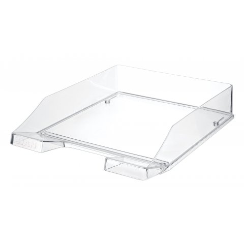 Document tray A4 - C4 255 x 348 x 65 mm, transparent, colourless