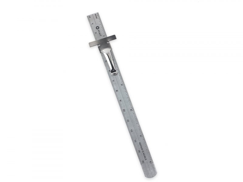 rechts 15 bis 30 cm 13 x 0,5 mm biegsam Lineal Biegsamer Stahl Maßstab links
