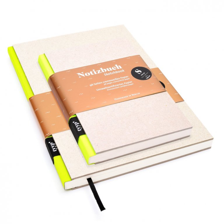 Tyyp Manufaktur Berlin notebook, greyboard, 2.5 mm