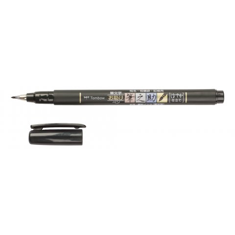 Tombow Fudenosuke Brush Pen Fine Tip weiche Spitze, schwarz