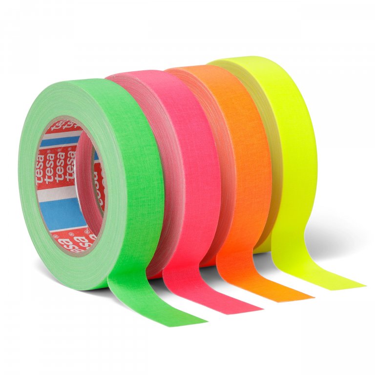 Tesa tissue adhesive tape 4671 fluorescent
