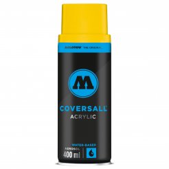 Molotow vernice acrilica spray Coversall a base d'acqua vaso 400 ml, giallo segnale