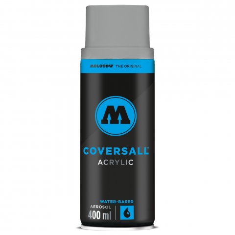 Molotow vernice acrilica spray Coversall a base d'acqua vasetto da 400 ml, grigio-blu