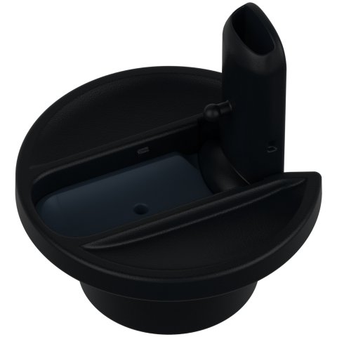 Dopper tappo per bottiglia Flip Straw Silicone e PP, senza BPA, nero