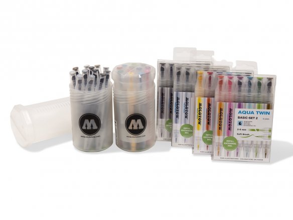 Molotow Aqua Twin marker sets