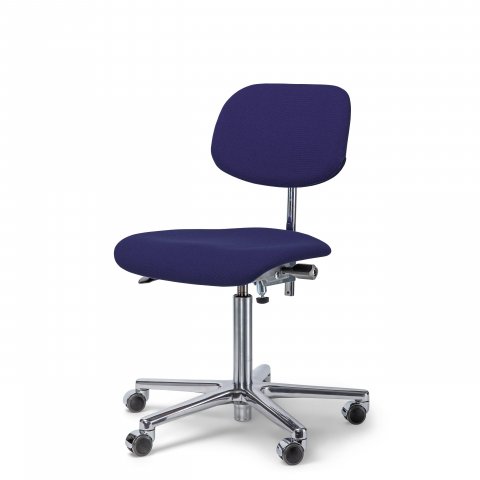 Modulor office swivel chair upholstered 450-630 x 480 x 415, Nightshade AD011