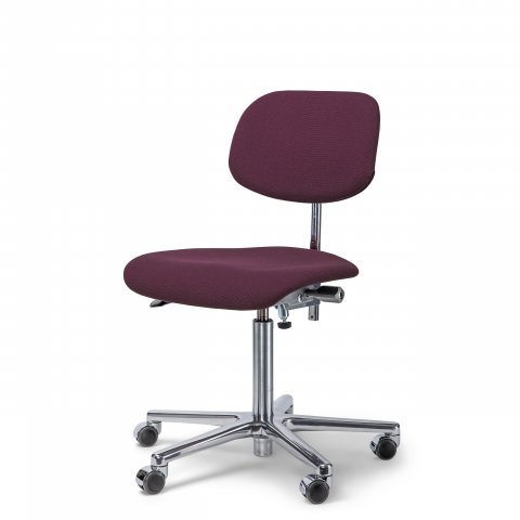 Modulor office swivel chair upholstered 450-630 x 480 x 415, Grape AD029