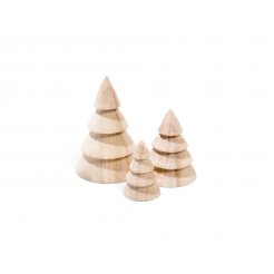Bäume aus Holz, Set