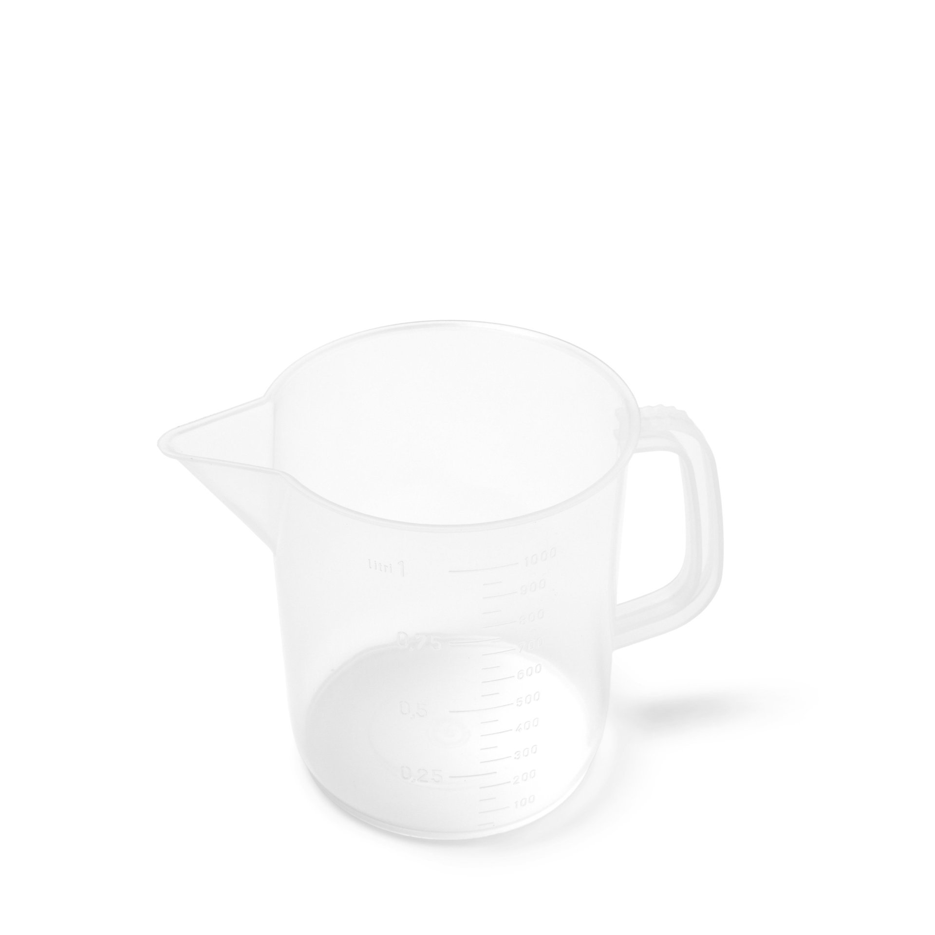 Stansport Emaille-Messbecher Mit Ausgießer – 700 Ml Fassung, Mit Ml/oz Skala, „Stay Cool“ Griff – Robust Für Camping & Haushalt
