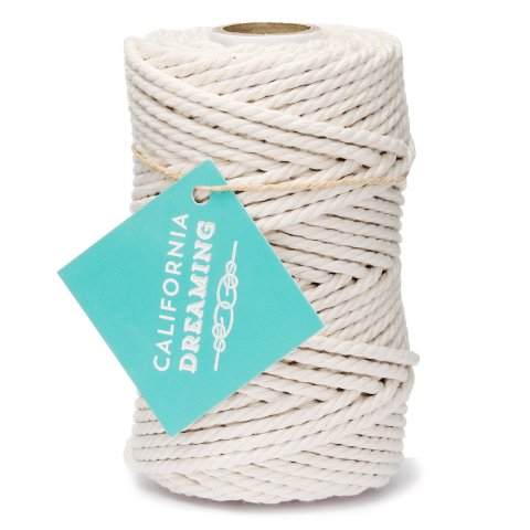 cotton cord twisted, recycled s = 4 mm, l = 50 m, naturale