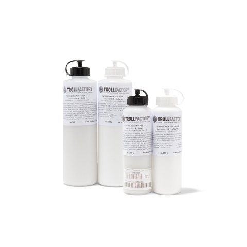 TFC silicone rubber type 12 durable, set 1:1, Sh. 30, pot life 70 - 90 min., white, 2 x 1 kg