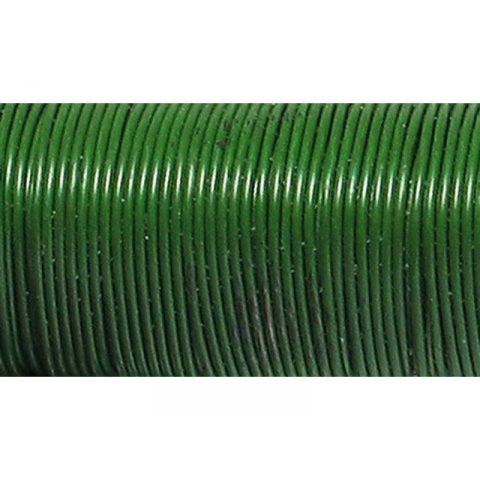 Stahl Wickeldraht ø 0,65 mm, l=ca. 38 m (100g), grün lackiert, matt