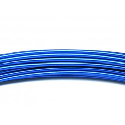 Alambre de aluminio, de color, no enderezado ø 2,0 mm, l = 3 m, azul