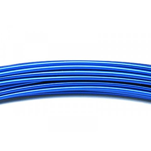 Aluminium wire, coloured, unstraightened ø 2.0 mm, l = 3 m, blue
