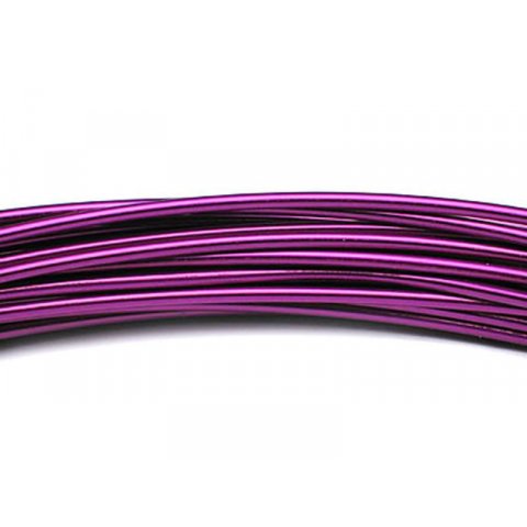 Aluminium wire, coloured, unstraightened ø 2.0 mm, l = 3 m, lilac