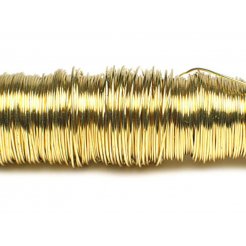 Lackdraht metallic, ungerichtet ø 0,3 mm, l = 50 m, gold