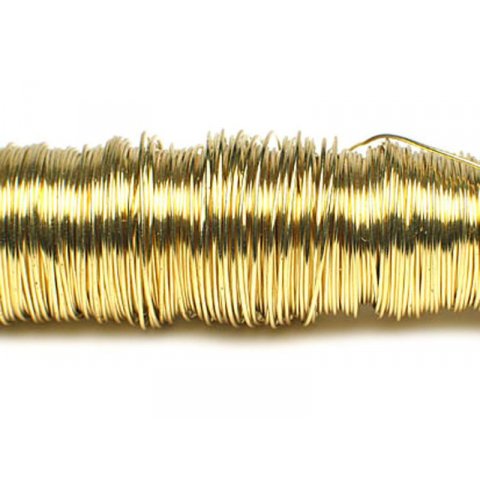 Filo metallico smaltato, non orientato ø 0,3 mm, l = 50 m, oro