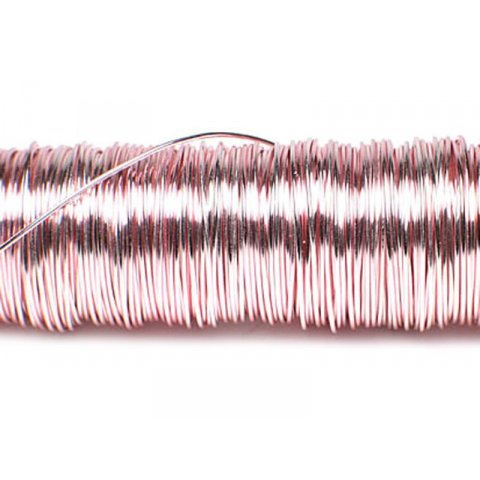 Enamelled wire metallic, non-directional ø 0.3 mm, l = 50 m, rose