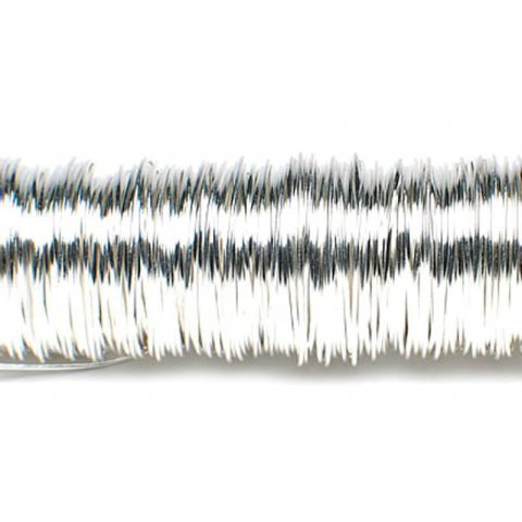 Lackdraht metallic, ungerichtet ø 0,5 mm, l = 25 m, silber