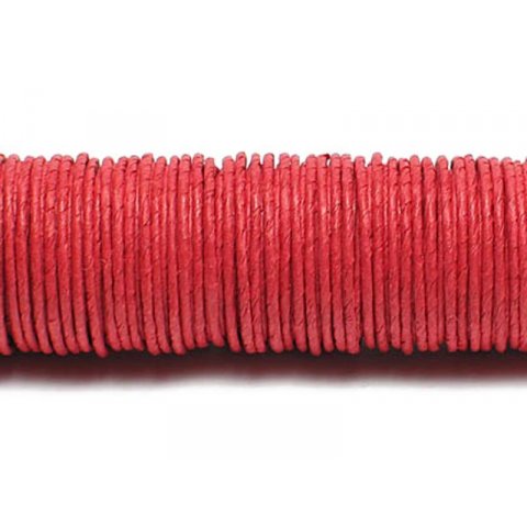 Papierumwickelter Draht ø 0,8 mm, l = 22 m (ca. 50 g), rot