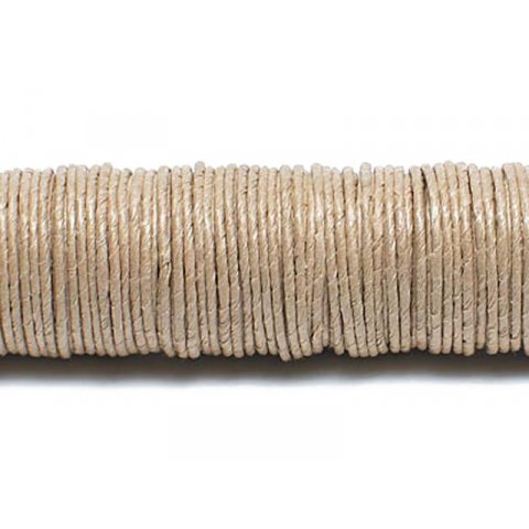 Paper wrapped wire ø 0.8 mm, l = 22 m (app. 50 g), natural
