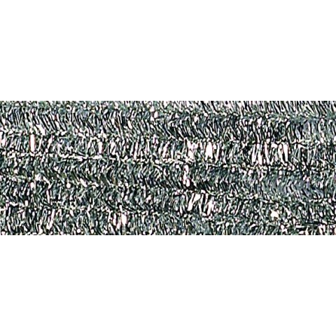 Chenilledraht (Pfeifenputzer) farbig 10 Stück, ø 8 mm, l = 50 cm, silber