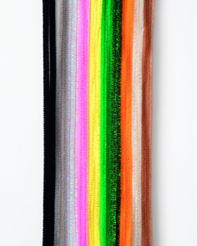 Folia Filo Di Ciniglia Beige Chiaro 10 Pezzi | Scovolini Per Pipe Per Bambini | Diametro 8 Mm, Lunghezza 50 Cm | Ideale Per Lavoretti Fai Da Te, Animali, Figure