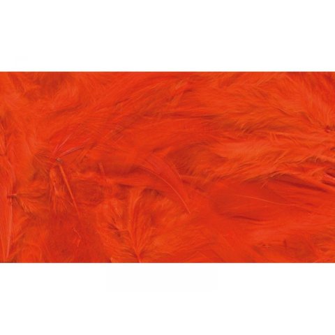 Softfedern 3 g, l = ca. 80 - 120 mm, bauschig, orange