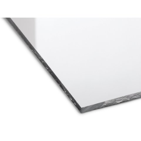 Acrylic glass XT mirror, smooth (custom cutting available) 3.00 x 250 x 500 mm, silver