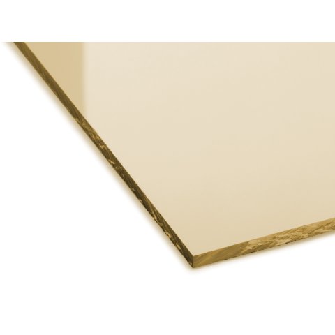 Cristal acrílico XT espejo, liso (corte disponibiles) 3,00 x máx. 1500 x máx. 2000, oro