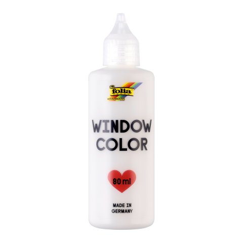 Window Color, Einzelflasche mit Dosierspitze, 80 ml, weiß