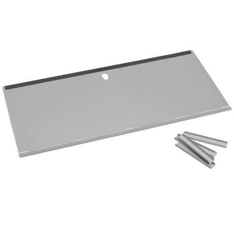 Modulor Regalsystem M Türklappe silber 800, Magnetb., 4 Türbleche farbig
