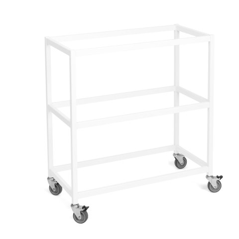 Modulor Regalsystem M feststellbare Rollen, ø 75 mm, h=101 mm, 4 Stück