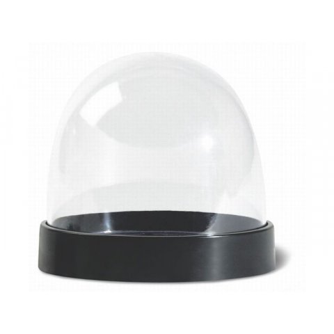 Do-it-yourself snowglobes round dome, ø 90 mm, h = app. 75 mm