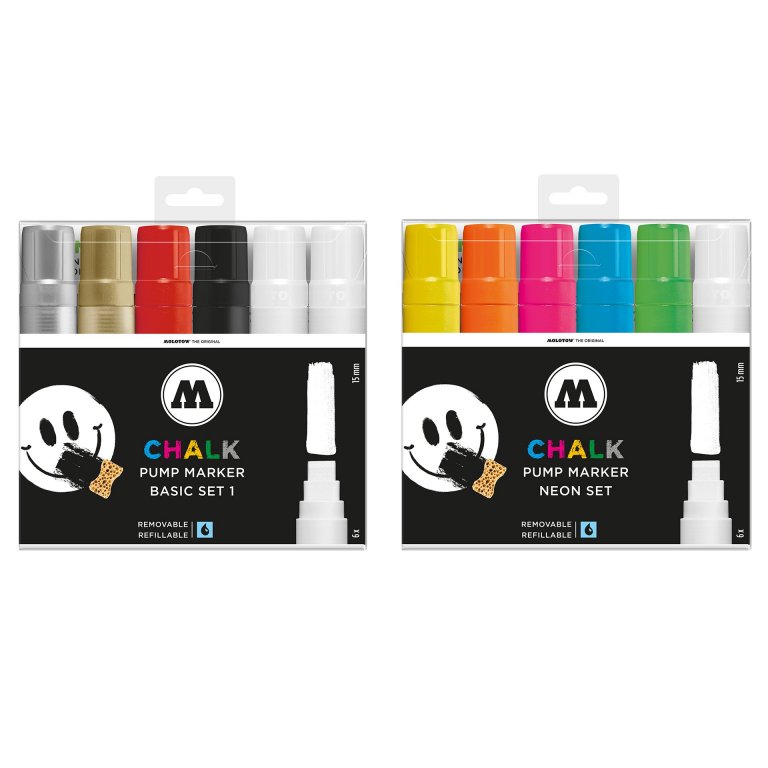Molotow Chalk Marker 15 mm, 6er-Set