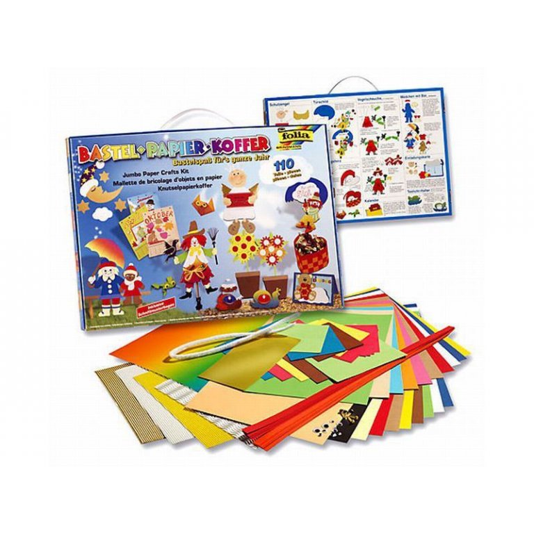 Kit di carta bricolage, valigetta