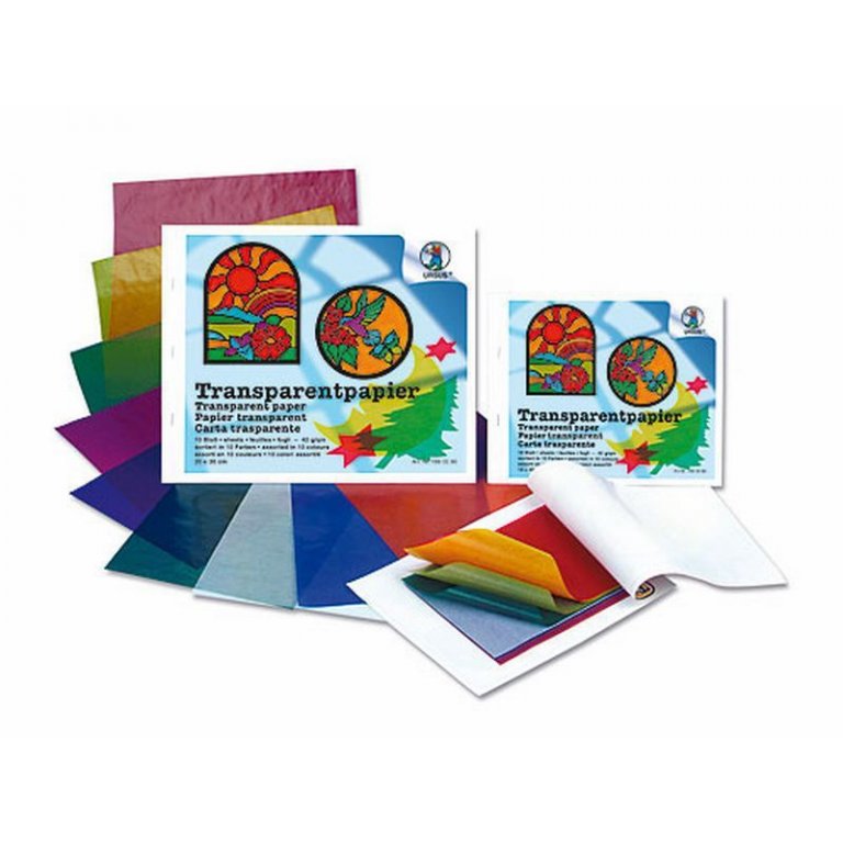 Handicrafts booklet of transparent paper(glassine)