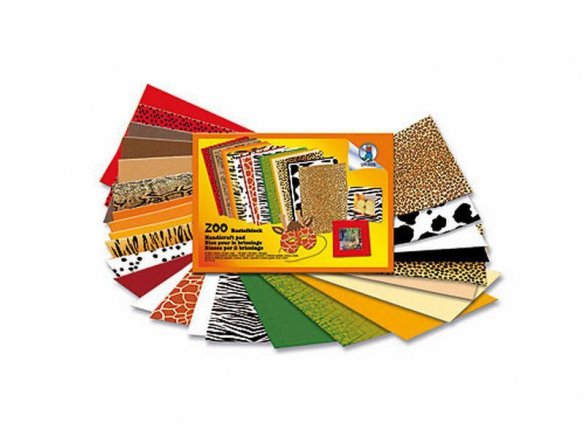 Blocco assortito per bricolage ''Zoo''
