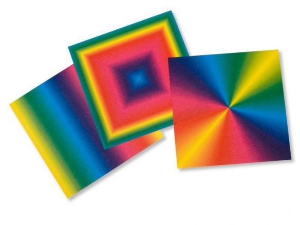 Papel plegable para papiroflexia, papel arcoiris