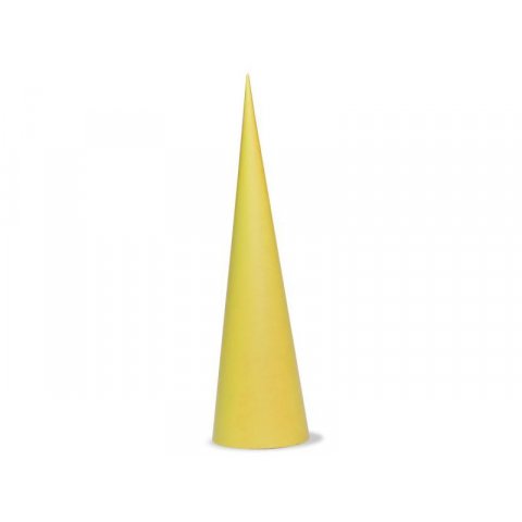 Schultüten (school cone) blank, poster board h = 70 cm, ø ca. 18 cm, yellow