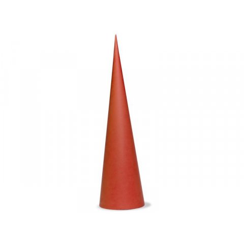 Schultüten (school cone) blank, poster board h = 70 cm, ø ca. 18 cm, red